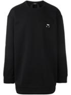 No21 Crew Neck Sweatshirt, Men's, Size: Medium, Black, Cotton