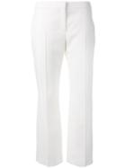 Alexander Mcqueen Straight Tailored Trousers, Women's, Size: 44, White, Virgin Wool/cupro