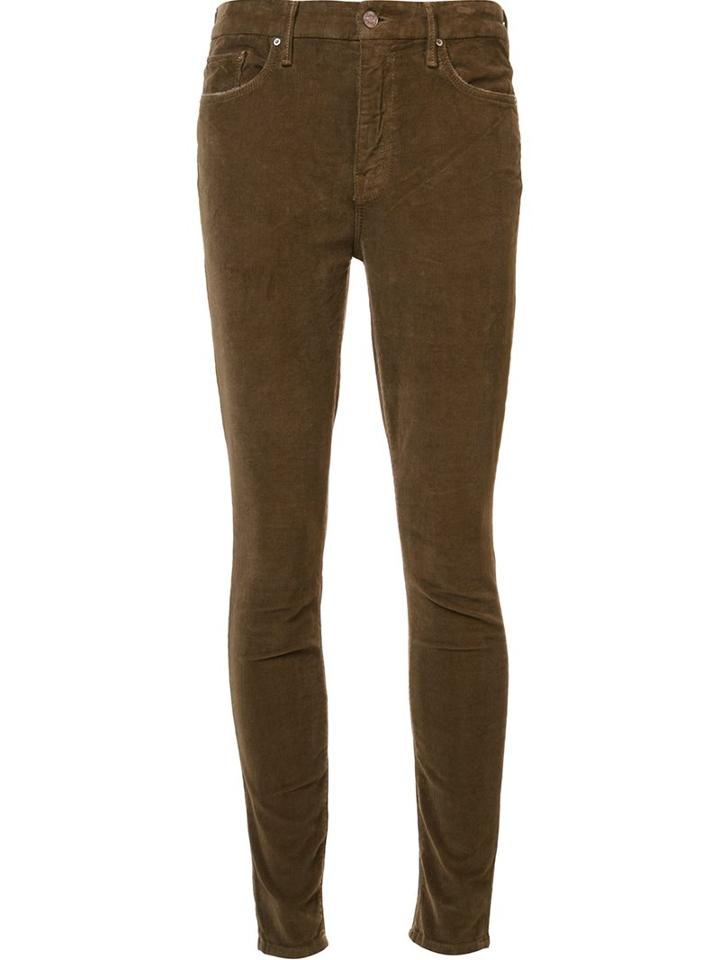 Mother 'looker' Skinny Jeans, Women's, Size: 31, Brown, Cotton/spandex/elastane
