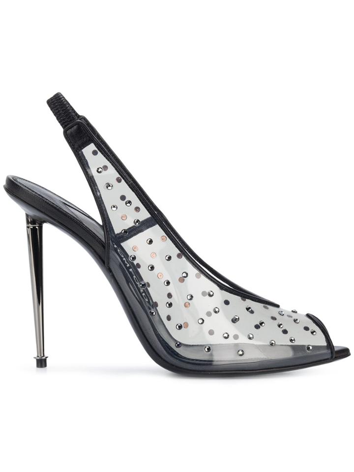 Tom Ford Gemstone Slingback Sandals - Black