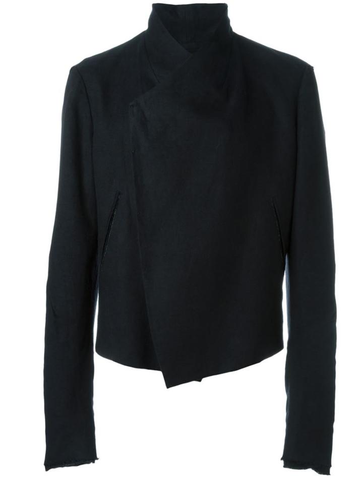 Lost & Found Ria Dunn Slashed Sleeve Jacket, Men's, Size: Large, Black, Cotton/linen/flax