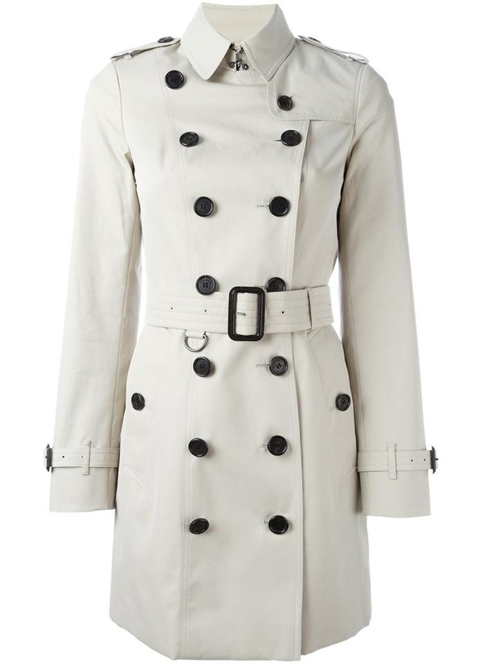 Burberry Double Breasted Trench Coat, Women's, Size: 4, Nude/neutrals, Cotton