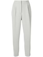 Des Prés Tailored Cropped Trousers - Grey