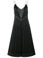 Valentino Techno Jersey Dress - Black