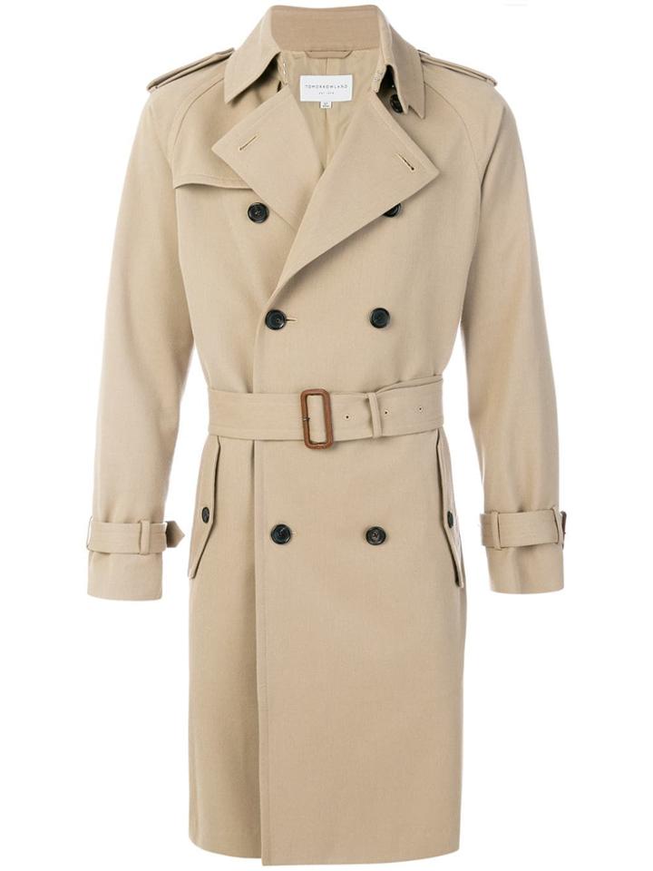 Tomorrowland Garbadine Trench Coat - Neutrals