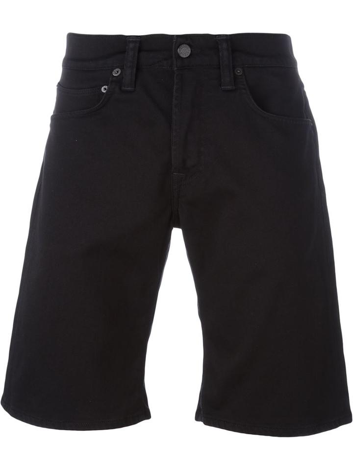 Edwin Classic Bermuda Shorts, Men's, Size: 33, Black, Cotton/spandex/elastane/polyester