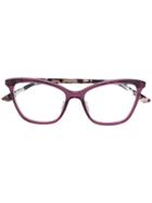 Dior Eyewear Montaigne Glasses - Pink & Purple