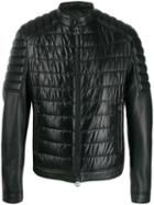 Boss Hugo Boss Quilted Leather Jacket - Black