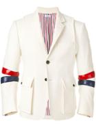 Thom Browne Articulated Donegal Wool Sport Coat - Neutrals