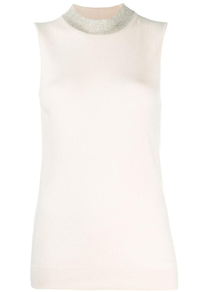 Missoni Cashmere Blend Tank Top - Neutrals