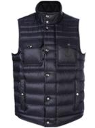Moncler - Quilted Effect Vest - Men - Polyamide/goose Down - 2, Blue, Polyamide/goose Down