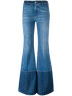 Alexander Mcqueen Flared Jeans, Women's, Size: 38, Blue, Cotton