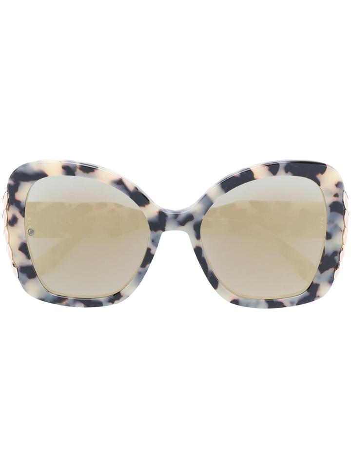 Elie Saab Oversized Sunglasses - Brown