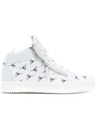 Giuseppe Zanotti Design The Signature Hi-top Sneakers - White