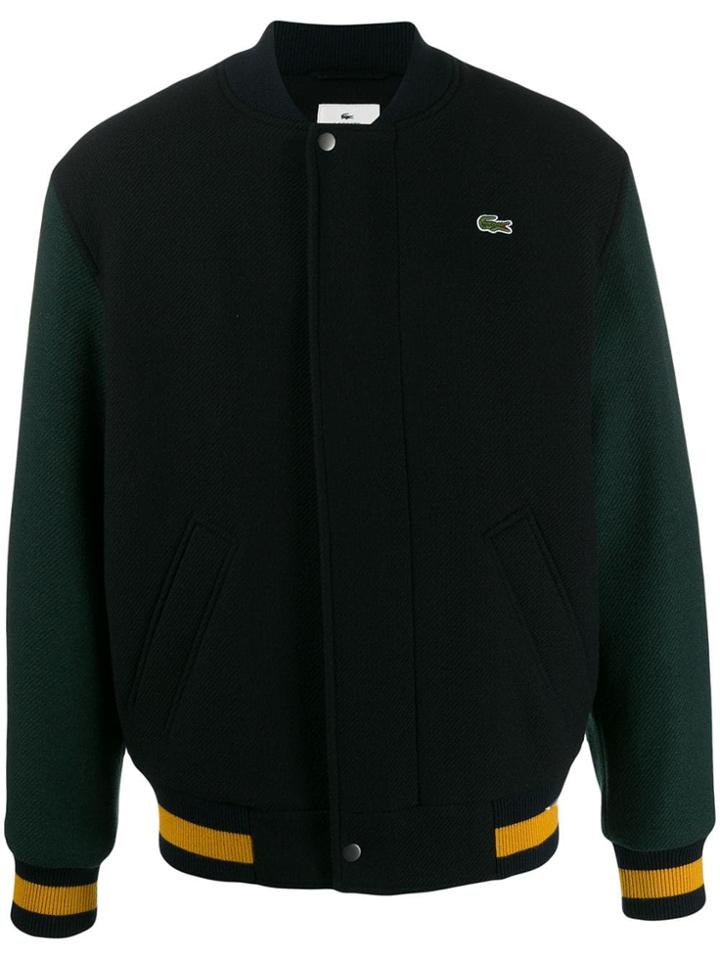 Lacoste Live Colour Block Bomber Jacket - Blue