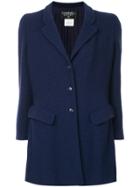 Chanel Vintage Classic Fitted Blazer - Blue