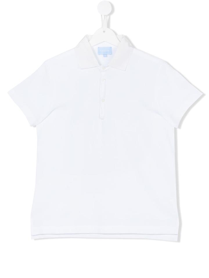 Lanvin Petite - Classic Polo Shirt - Kids - Cotton - 14 Yrs, White