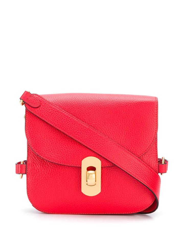 Coccinelle Satchel Cross Body Bag - Red