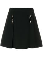 Versus Oversized Pins Mini Skirt - Black