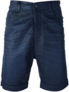 Diesel Black Gold 'type 2612' Denim Shorts, Men's, Size: 28, Blue, Cotton/polyester/spandex/elastane