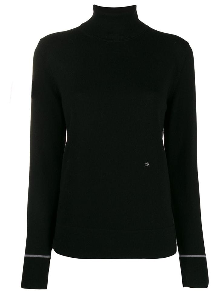 Calvin Klein Roll-neck Jumper - Black