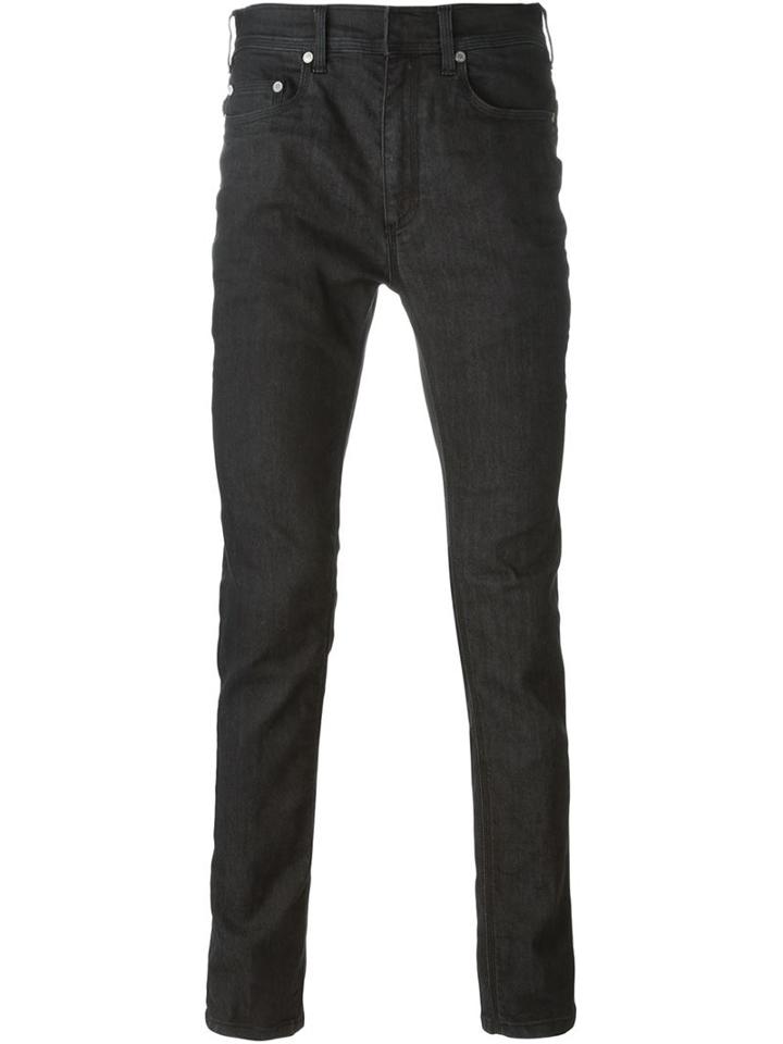 Neil Barrett Classic Skinny Jeans, Men's, Size: 31, Black, Cotton/polyester/spandex/elastane