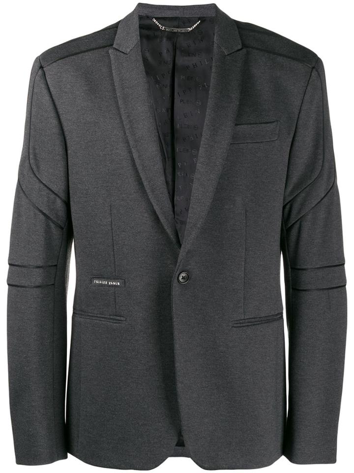 Philipp Plein Statement Blazer - Grey