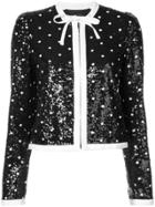 Giambattista Valli Sequin Embellished Jacket - Black