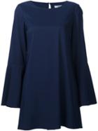 Likely Bell Sleeve Dress, Women's, Size: 6, Blue, Polyester/spandex/elastane