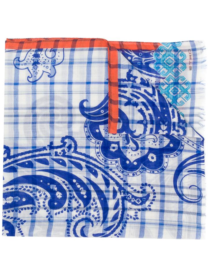 Etro Printed Paisley Scarf - Multicolour