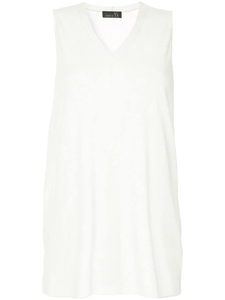 Y's Sleeveless Blouse - White