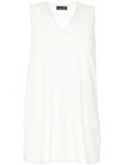 Y's Sleeveless Blouse - White