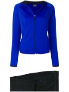 Ea7 Emporio Armani Zipped Hoodie - Blue