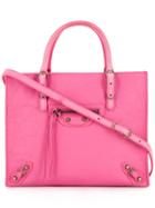 Balenciaga Vintage The Mini Paper Tote Bag - Pink & Purple