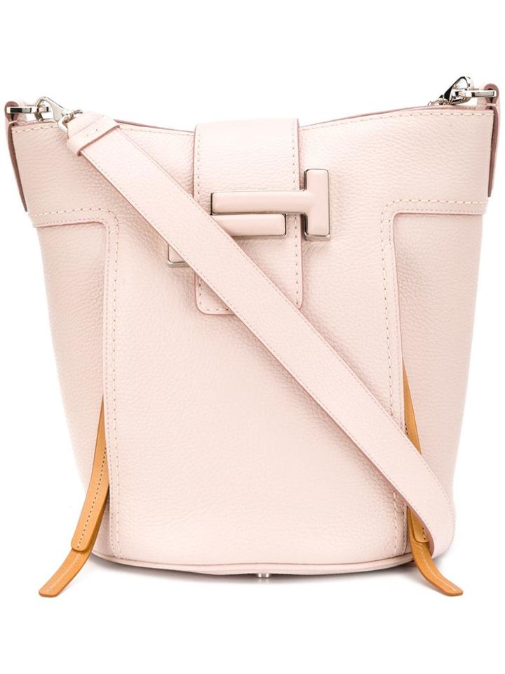 Tod's Shoulder Bucket Bag - Pink