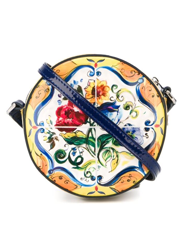 Dolce & Gabbana Kids 'majolica' Shoulder Bag, Girl's, Yellow/orange