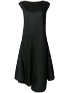 Pleats Please By Issey Miyake Flared Midi Dress - Black