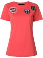Mr & Mrs Italy Multi-patch T-shirt - Pink