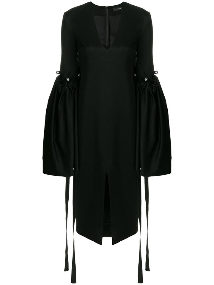 Ellery Oversized Bell Sleeve Dress - Black