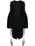 Ellery Oversized Bell Sleeve Dress - Black