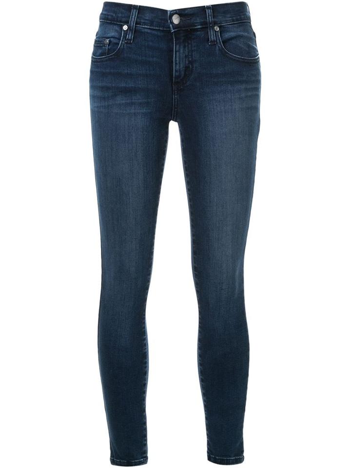Nobody Denim (blue) Geo Ankle Skinny Jeans, Women's, Size: 29, Cotton/polyester/rayon