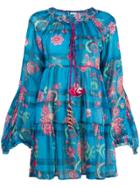 Anjuna Floral Print Dress - Blue