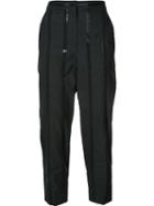 Brunello Cucinelli - Cropped Trousers - Women - Cotton/polyamide - 38, Women's, Black, Cotton/polyamide