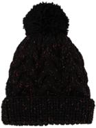 7ii 'mount Blanc' Beanie, Women's, Black, Wool/lurex