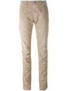 P.a.r.o.s.h. Slim Fit Trousers, Women's, Size: Medium, Nude/neutrals, Cotton/spandex/elastane