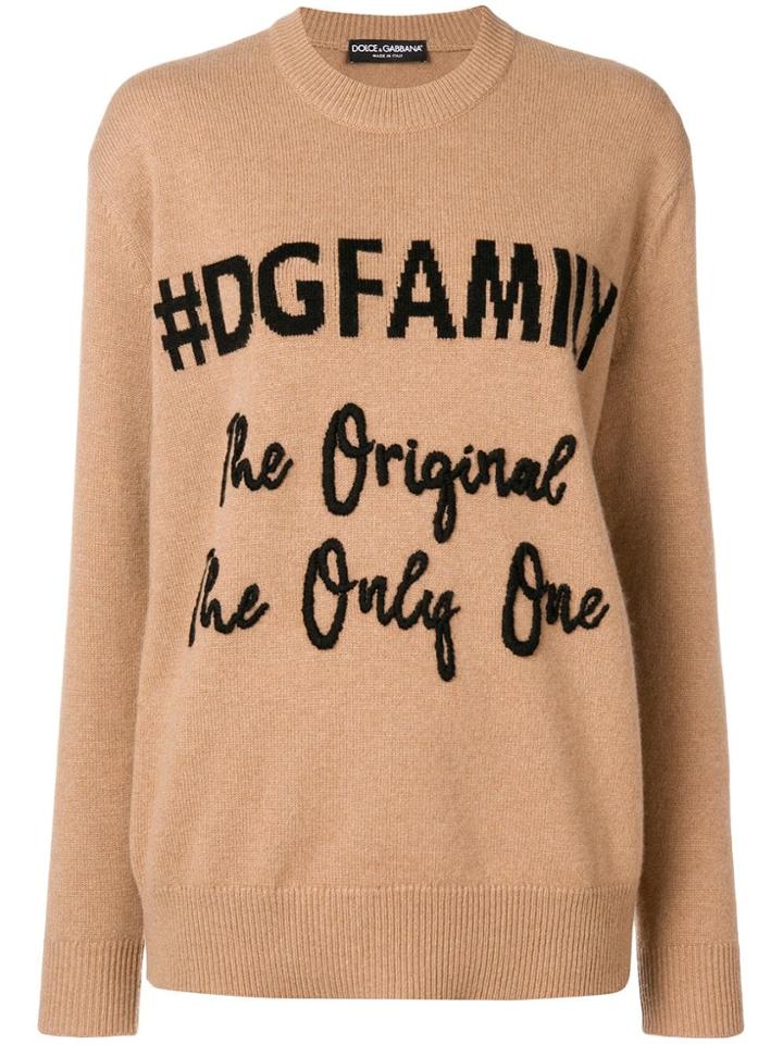 Dolce & Gabbana Cashmere Jumper - Nude & Neutrals