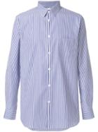 Comme Des Garçons Shirt Classic Striped Shirt - Blue