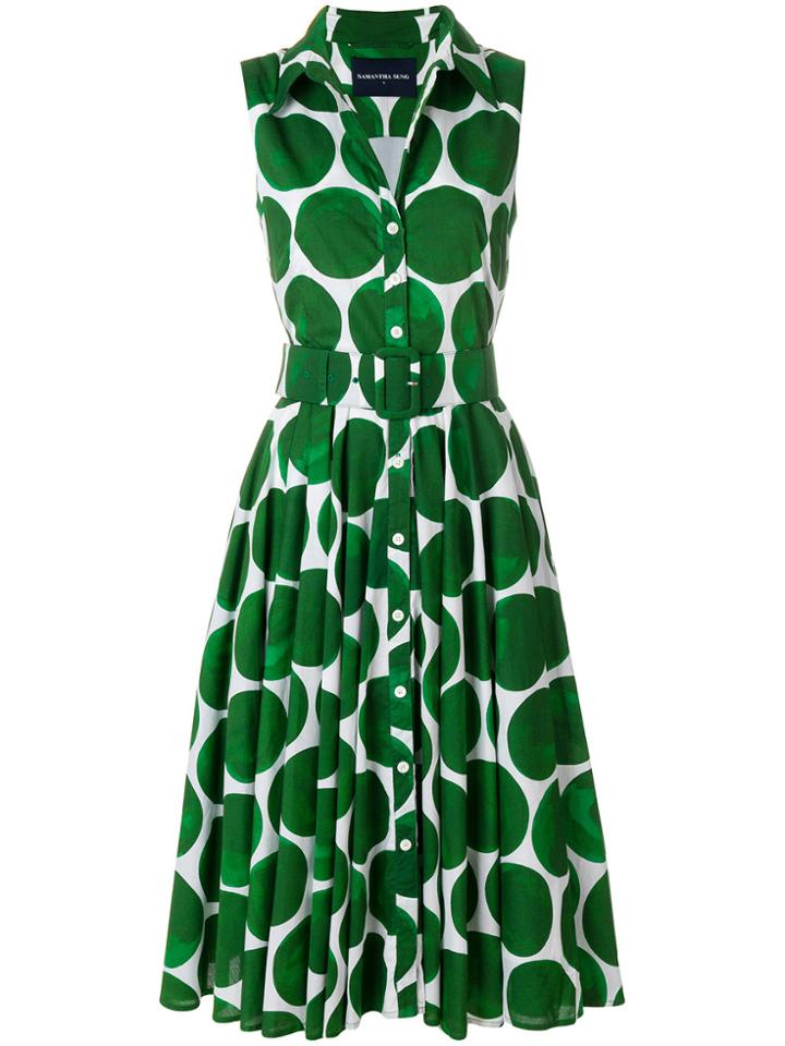 Samantha Sung Aster Dress - Green