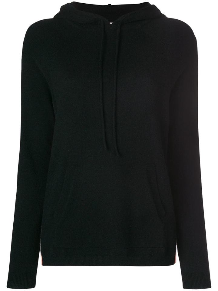 Chinti & Parker Side Stripe Hoodie - Black