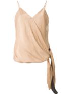 Cedric Charlier Tie-waist Camisole